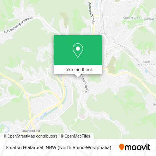 Shiatsu Heilarbeit map