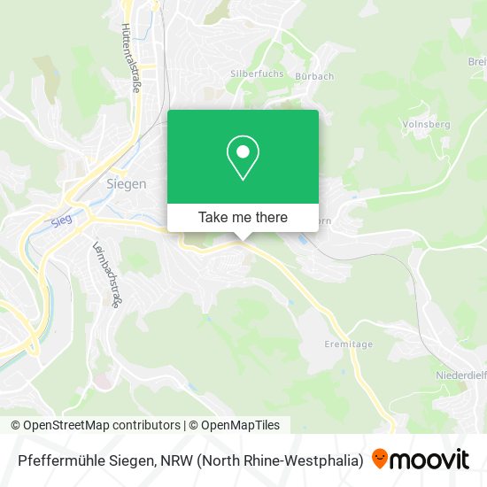 Pfeffermühle Siegen map