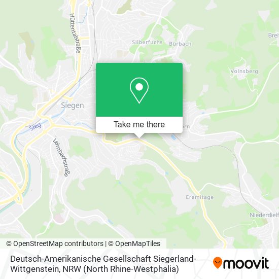 Deutsch-Amerikanische Gesellschaft Siegerland-Wittgenstein map