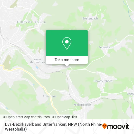 Карта Dvs-Bezirksverband Unterfranken