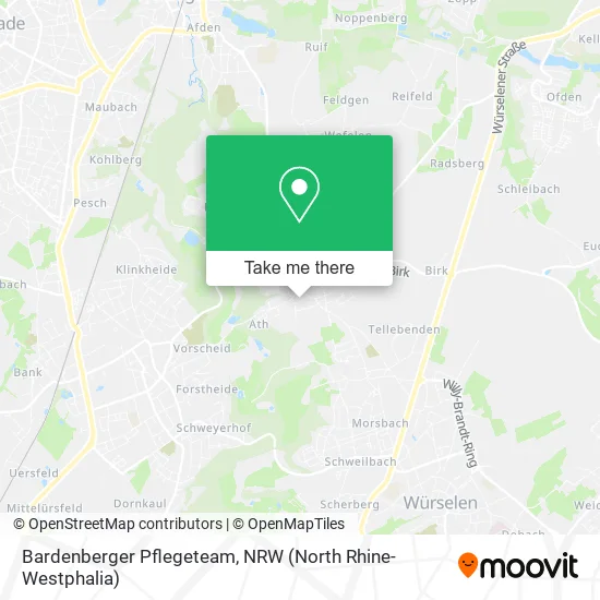 Bardenberger Pflegeteam map