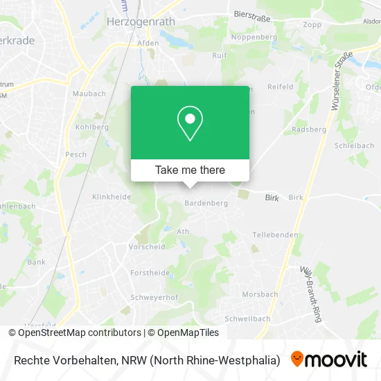 Карта Rechte Vorbehalten