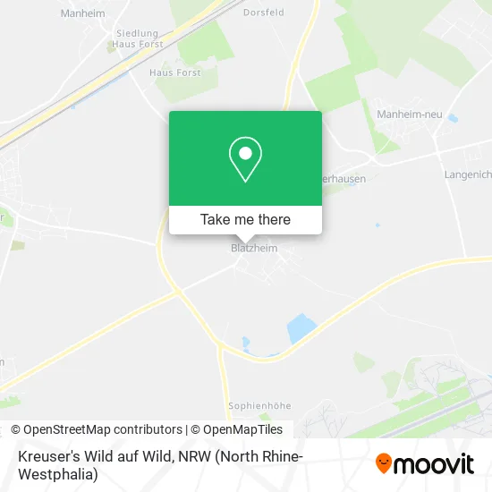 Карта Kreuser's Wild auf Wild