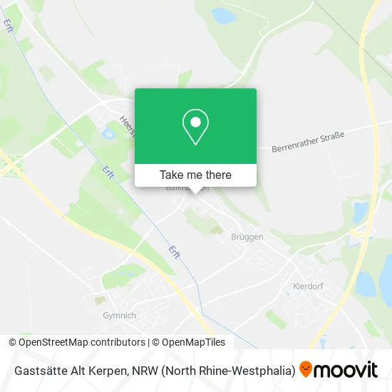 Карта Gastsätte Alt Kerpen