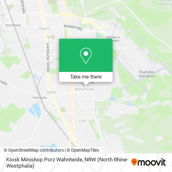 Карта Kiosk Minishop Porz Wahnheide