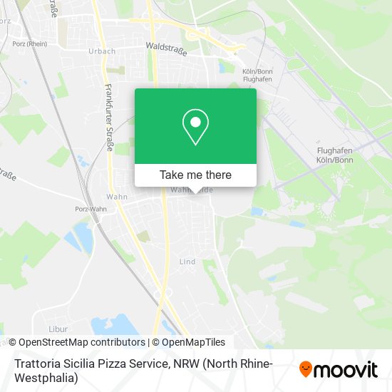 Trattoria Sicilia Pizza Service map