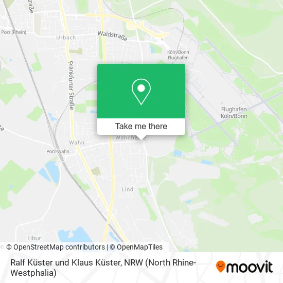 Ralf Küster und Klaus Küster map