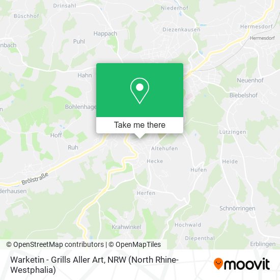Warketin - Grills Aller Art map