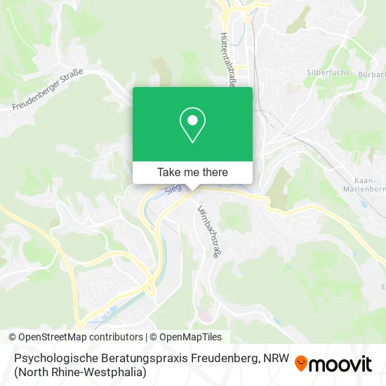 Карта Psychologische Beratungspraxis Freudenberg