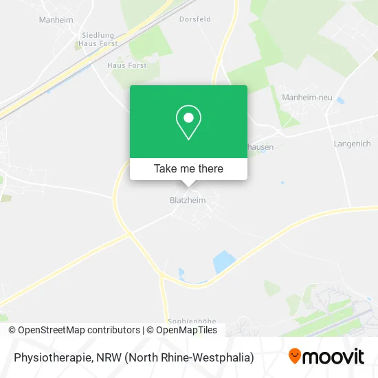 Physiotherapie map