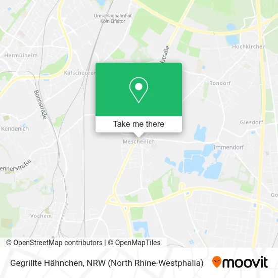 Gegrillte Hähnchen map