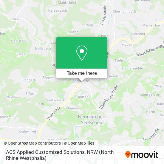 ACS Applied Customized Solutions map