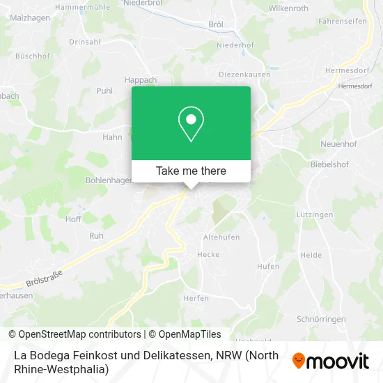 La Bodega Feinkost und Delikatessen map