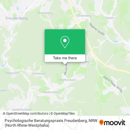 Карта Psychologische Beratungspraxis Freudenberg