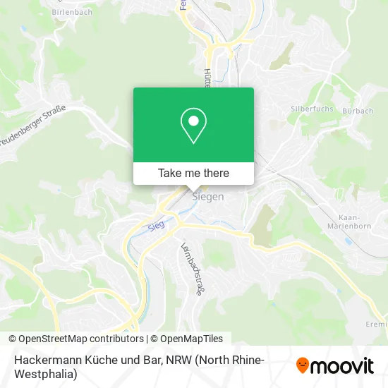 Карта Hackermann Küche und Bar