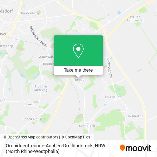 Orchideenfreunde-Aachen-Dreiländereck map