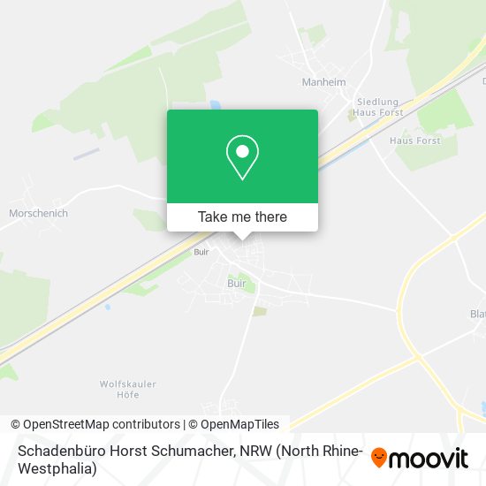 Schadenbüro Horst Schumacher map