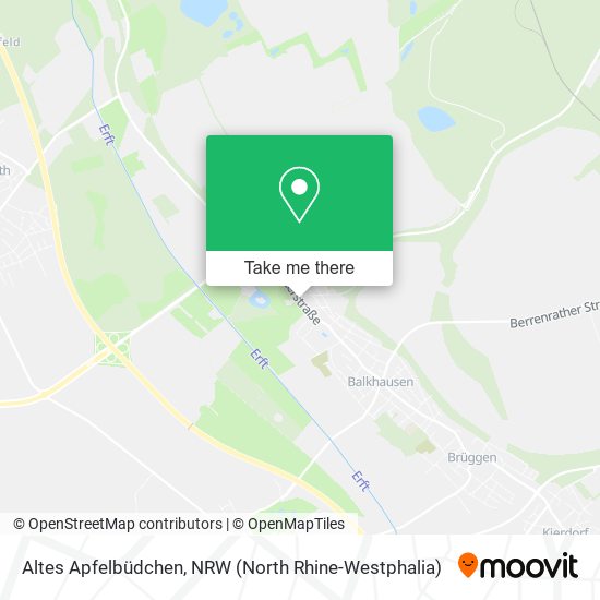 Altes Apfelbüdchen map