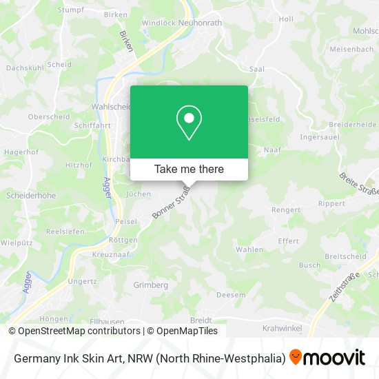 Germany Ink Skin Art map