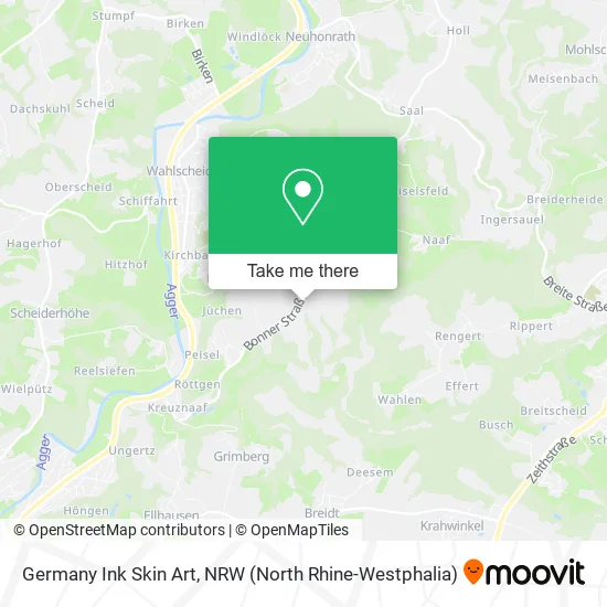 Germany Ink Skin Art map