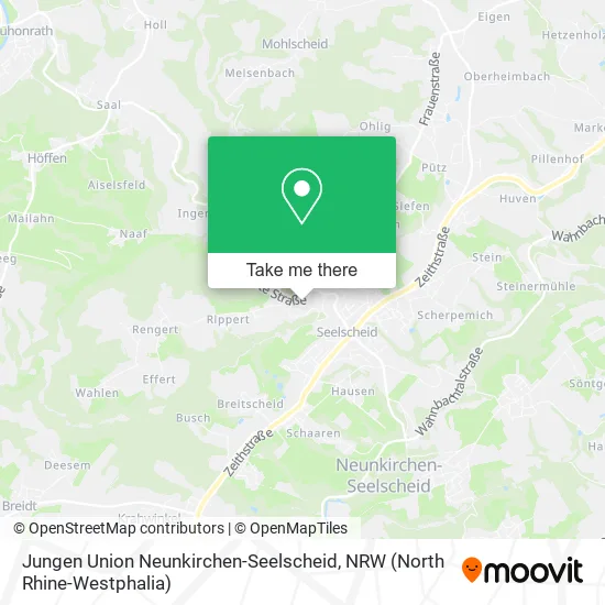 Карта Jungen Union Neunkirchen-Seelscheid