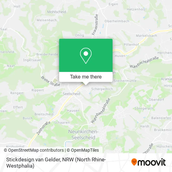 Карта Stickdesign van Gelder