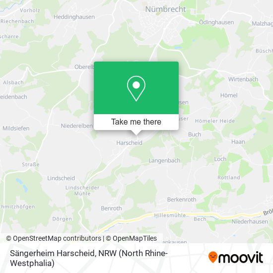 Sängerheim Harscheid map