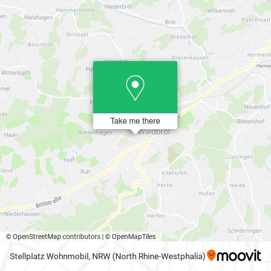 Stellplatz Wohnmobil map