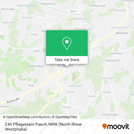Карта 24h Pflegeteam Paech