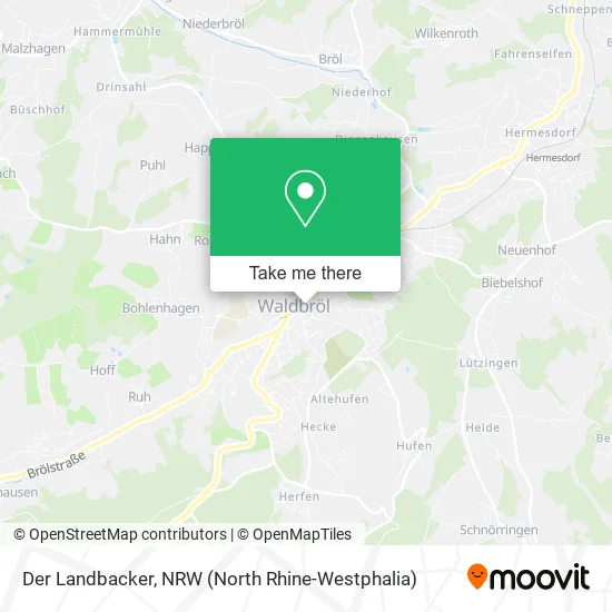 Карта Der Landbacker