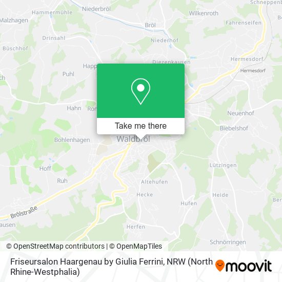 Friseursalon Haargenau by Giulia Ferrini map