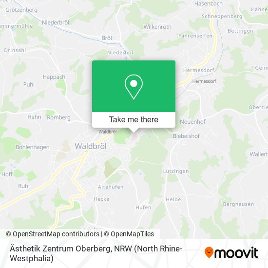 Ästhetik Zentrum Oberberg map