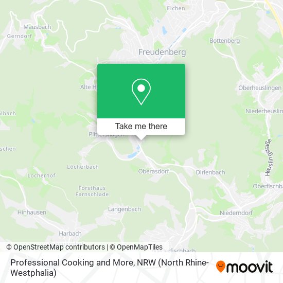 Professional Cooking and More map