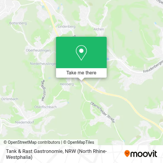 Tank & Rast Gastronomie map