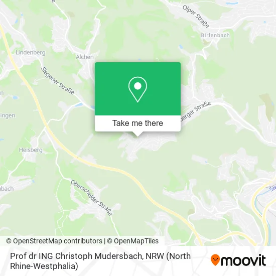 Карта Prof dr ING Christoph Mudersbach