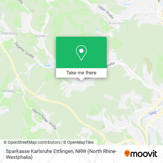 Sparkasse Karlsruhe Ettlingen map