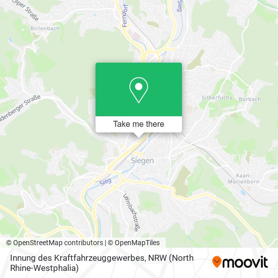 Innung des Kraftfahrzeuggewerbes map