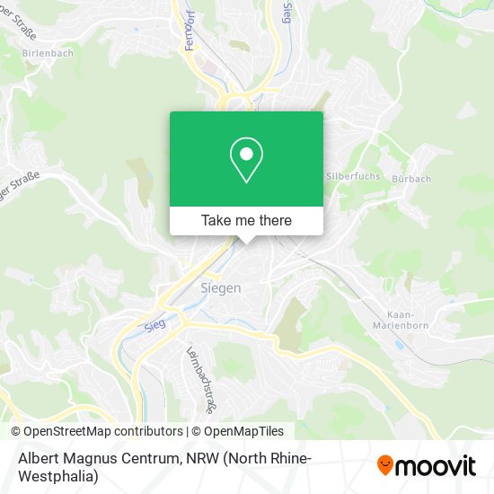 Albert Magnus Centrum map