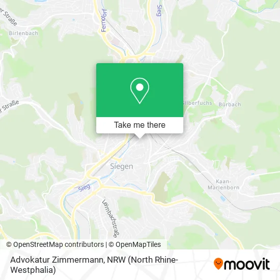 Карта Advokatur Zimmermann