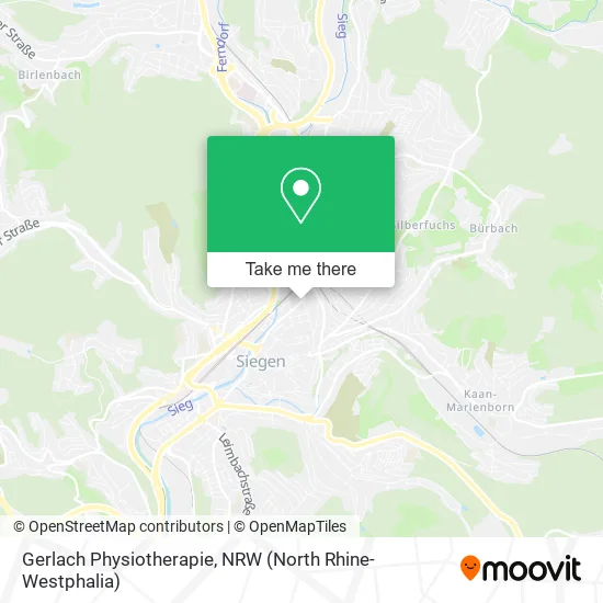 Карта Gerlach Physiotherapie