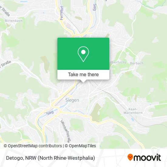 Карта Detogo