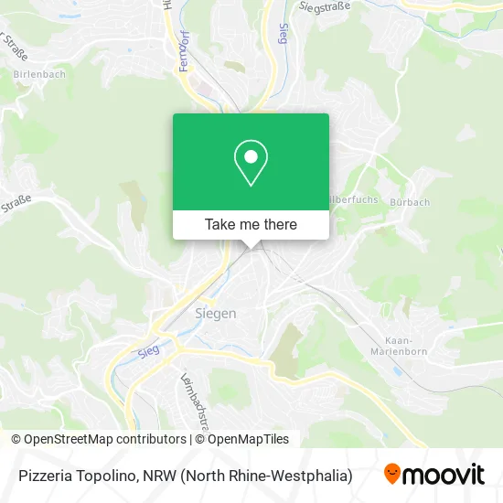 Pizzeria Topolino map