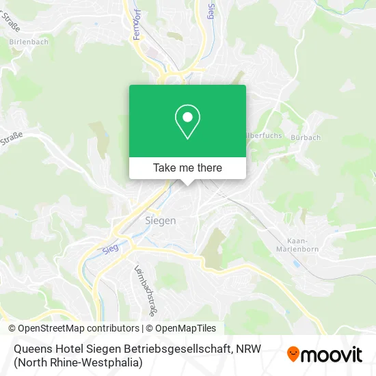 Карта Queens Hotel Siegen Betriebsgesellschaft