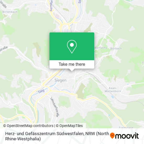 Herz- und Gefässzentrum Südwestfalen map