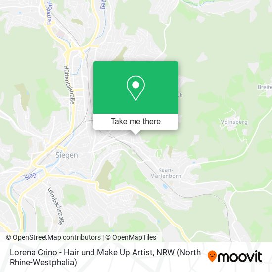 Lorena Crino - Hair und Make Up Artist map
