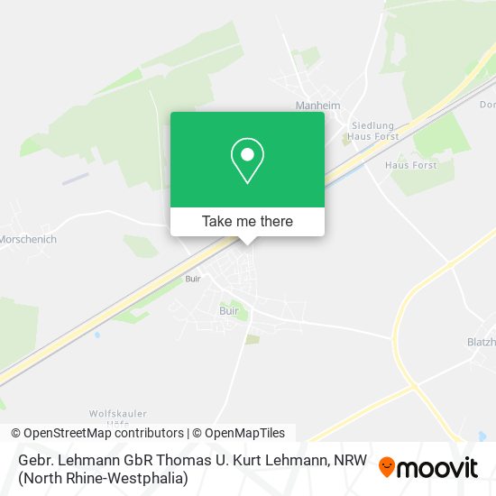 Gebr. Lehmann GbR Thomas U. Kurt Lehmann map