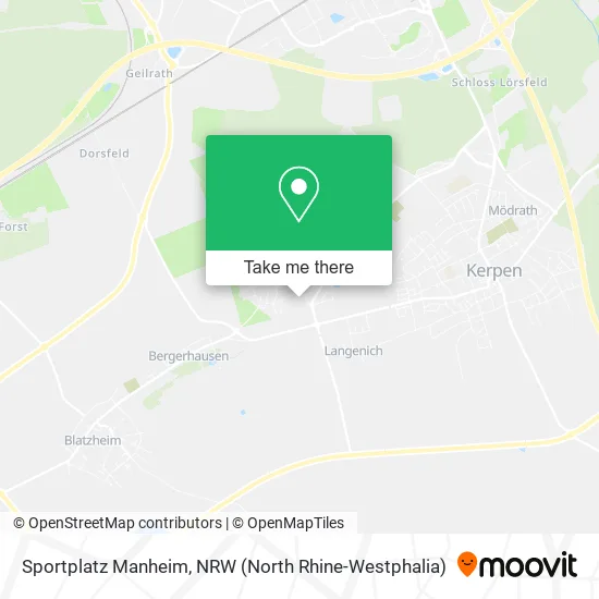 Карта Sportplatz Manheim