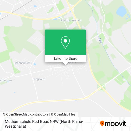 Mediumschule Red Bear map