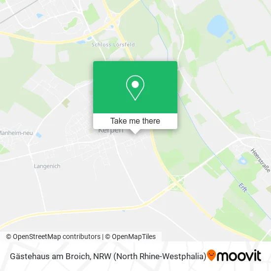 Карта Gästehaus am Broich