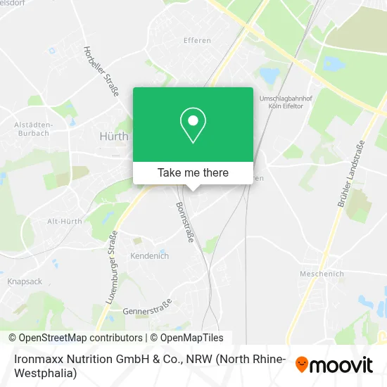 Ironmaxx Nutrition GmbH & Co. map